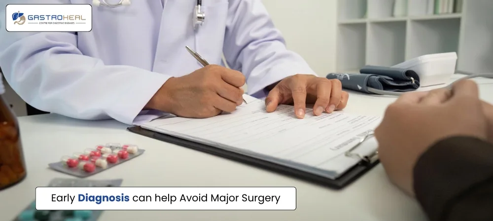 early diagnosis can help avoid major surgery