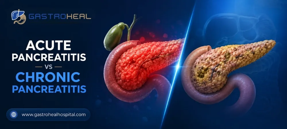 Chronic pancreatitis difference